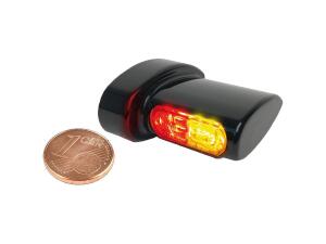 Winglet Micro 3 in 1 LED Turn Signal/Tailight/Brake Light Black Anodized Smoke LED