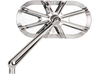 10-Gauge Forged Billet Mirror Chrome Left