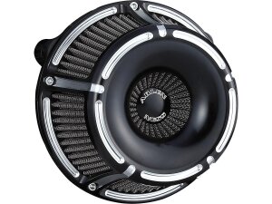 Slot Track Inverted Series Air Cleaner Black Anodized
