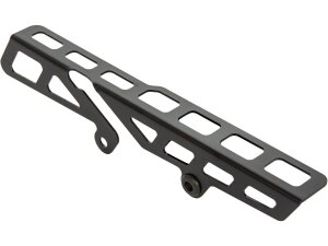 Square Belt Guard for Softail Flat Black Satin