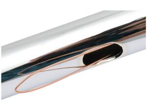 14 Standard Ape Hanger Handlebar Non-Dimpled 3-Hole Chrome 1 1/4" Throttle By Wire Throttle Cables