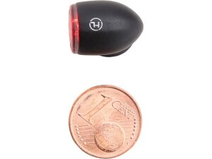 Proton Two LED Turn Signal/Taillight/Brake Light LED, Tinted Lens, Black Metal Housing Black Smoke LED