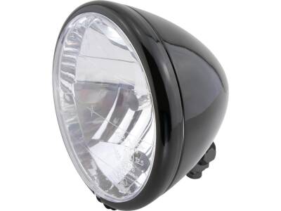 El Paso 6 1/2" Headlight Black Powder Coated H4