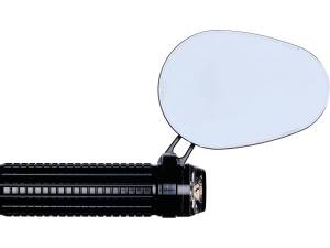 mo.view cruise Bar End Mirror Stem length: 60mm Black, Anodized