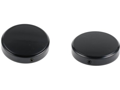 End Cap Fork Cover Fork Cap Plain Black Powder Coated