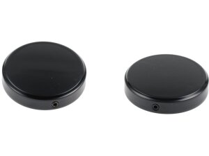 End Cap Fork Cover Fork Cap Plain Black Powder Coated