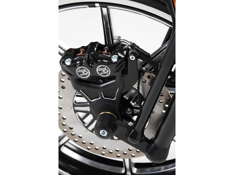 Custom Radial Brake Caliper Contrast Cut Anodized Left