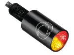 Atto® DF Integral LED Turn Signal/Taillight/Brake Light Black Powder Coated Clear LED