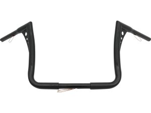 New 13 Bonanza Bagger Handlebar 3-Hole Black Powder Coated 1 1/4" Throttle By Wire Throttle Cables