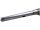 380 Tall Flow Bar Super Fat Handlebar for M8 Softail with 1 1/4" Clamp Diameter 3-Hole Raw 1,4" Throttle By Wire