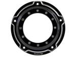 Porthole Derby Cover 5-hole Bi-Color Gloss Black
