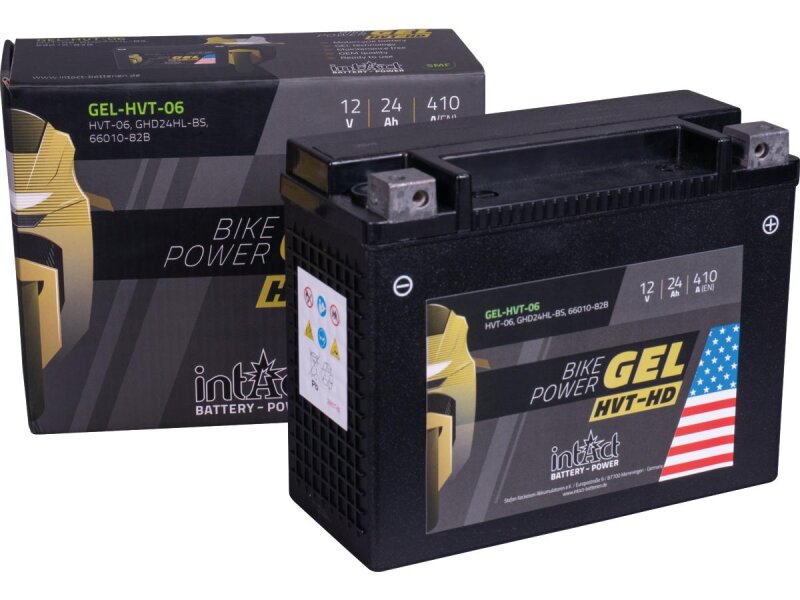 GHD24HL-BS HVT-06 Bike-Power GEL Battery  inkl. 7,50 Euro Batteriepfand