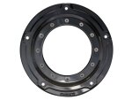 Porthole Derby Cover 5-hole Gloss Black