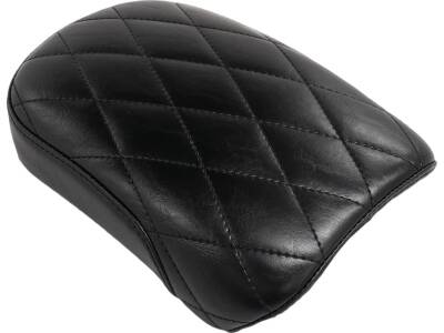 Bare Bones Pillion Pad Diamond Stitch Black Vinyl