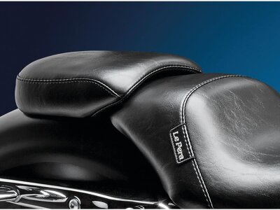 Bare Bones Pillion Pad Smooth Black Vinyl