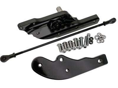 Forward Control Extension Kit for Softail Milwaukee Eight Black Powder Coated