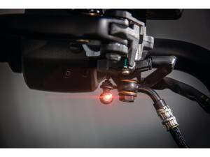 Front Turn Signal Bracket for Sportster S and Nightster Black Powder Coated