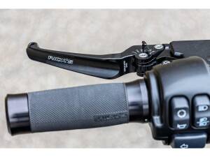 Classic Adjustable Brake and Clutch lever Kit Black Anodized Cable Clutch