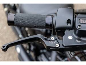 Classic Adjustable Brake and Clutch lever Kit Black Anodized Cable Clutch