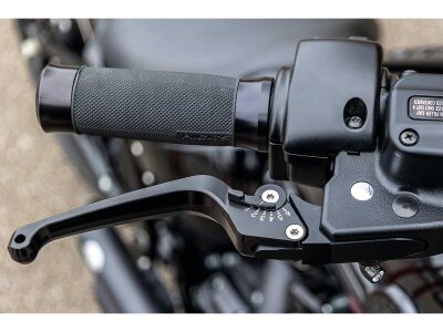 Classic Adjustable Brake and Clutch lever Kit Black Anodized Hydraulic Clutch