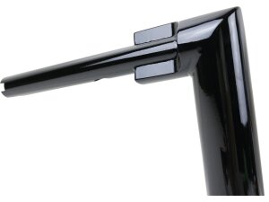 2" Str8UP Handlebar for Softail Tall (380mm), Width Lower Tube 260 mm Black Powder Coated Cable Clutch Throttle By Wire