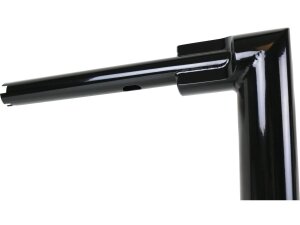 2" Str8UP Handlebar for Softail Tall (380mm), Width Lower Tube 260 mm Black Powder Coated Hydraulic Clutch Throttle By Wire