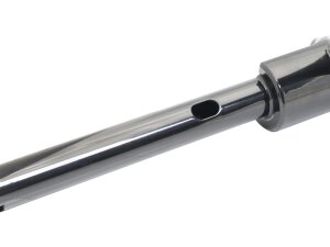 2" Str8UP Handlebar for Softail Tall (380mm), Width Lower Tube 260 mm Black Powder Coated Hydraulic Clutch Throttle By Wire