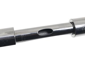 2" Str8UP Handlebar for Softail Tall (380mm), Width Lower Tube 260 mm Black Powder Coated Hydraulic Clutch Throttle By Wire