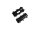 Big Block Risers Flat Black Anodized 1 1/4"