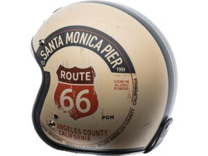 Del Mar (T-50) ECE Open Face Helmet Pacific Coast Highway Graphic