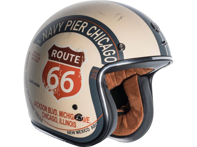 Del Mar (T-50) ECE Open Face Helmet Pacific Coast Highway Graphic "L"