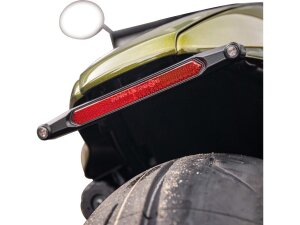 Nano 3 in 1 LED Lightbar with LED Turn Signals, Brake- and Taillight for Sportster S Black Powder Coated Tinted LED