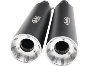 Performance Slip-On Muffler For Sportster Black Powder Coated