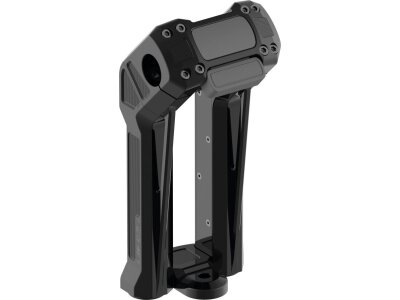 Club Style Pullback Riser Kit for Digital Speedometer 8,5" Height, 1 1/4" Clamp Diameter Black Anodized