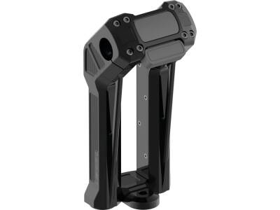 Club Style Pullback Riser Kit for Digital Speedometer 10" Height, 1 1/4" Clamp Diameter Black Anodized