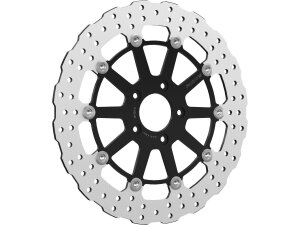 Steve Wave Design Floating Brake Disc Black Inner Carrier Stainless Steel 13" Front