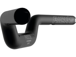 Tapered from 1 1/4" to 1" Aluminium Handlebar Performance 1 Moto Bar, Total Width incl. TBW Sensor: 770 mm 5-Hole Flat Black Anodized Throttle By Wire Throttle Cables
