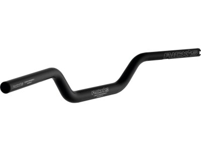 Tapered from 1 1/4" to 1" Aluminium Handlebar Performance 3, Total Width incl. TBW Sensor: 812 mm 5-Hole Flat Black Anodized Throttle By Wire Throttle Cables