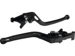 Bow, Long Lever Black Adjuster Black Satin Clutch Side