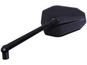 Victory Mirror 150 mm stem Black Satin Anodized