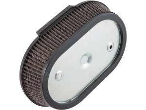 Big Sucker Upgrade Air Filter for M8 Factory Oval Filters (with OE Cover) Increased Height