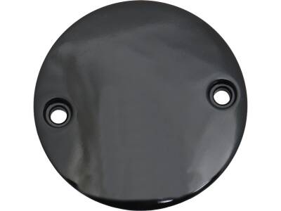 Smooth Point Cover for Big Twins Black Powder Coated