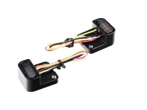 License Plate Base Plate 3 in1 Turn Signals and Housing...