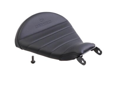 Old School Frame Mounted Solo Seat for Sportster Black Leather