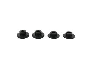 Solid Riser Bushings Black Anodized