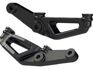 Radial Conversion Front Brake Caliper Adapter From 300 mm to 340 mm Brake Disc Black Front Left Right Set