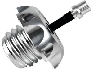 Performance Vented Gas Cap Silver Anodized