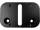 Mid-Mount License Plate Adapter Black Anodized