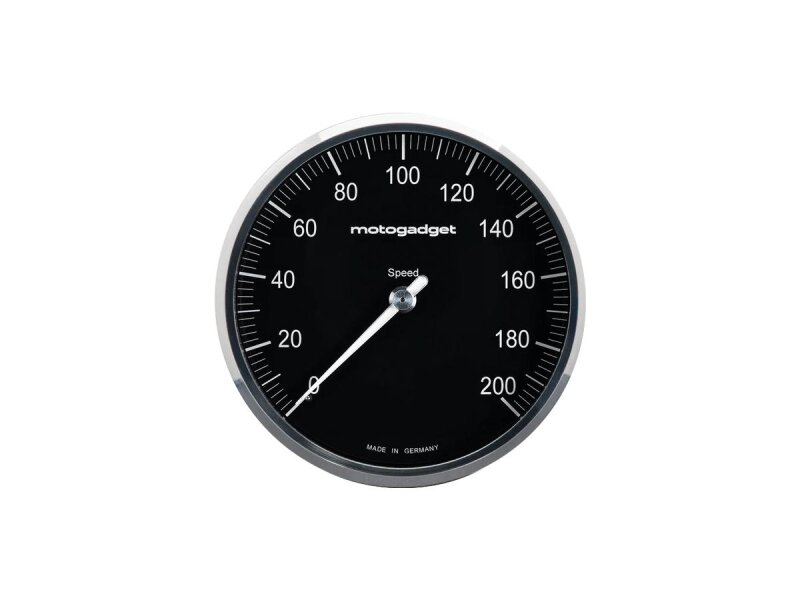 motoscope chronoclassic 2.0 Instrument Scale: 200 mph; 200 km/h; Aluminium Polished Bezel 80 mm