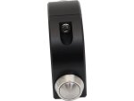 mo.switch Push-Button Clamp for 1" or 7/8" Handlebars 3 VA Button Gloss Black Anodized